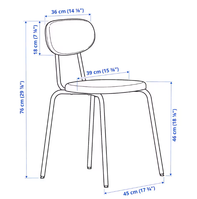 Desk chair, ÖSTANÖ, 1 Unit/month