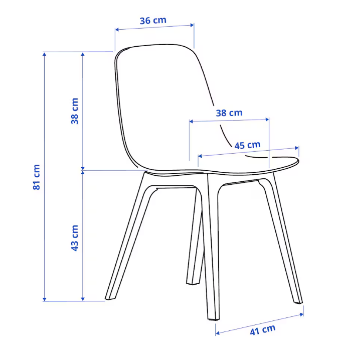 Dining chair, ODGER,  1 Units/month